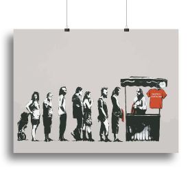 Banksy Collage Free Poster 12 x 8