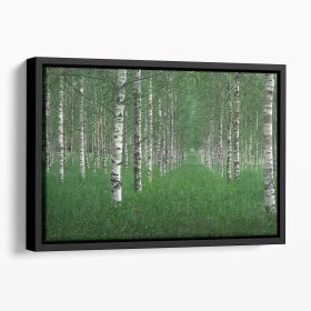 The Tunnel Floating Framed Canvas (Color: Black, size: 40" x 26" / 100cm x 65cm (approx))