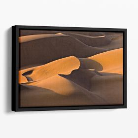 Morning Light Floating Framed Canvas (Color: Black, size: 24" x 16" / 60cm x 40cm (approx))