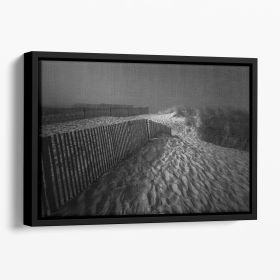 Where Shadows Lie Floating Framed Canvas (Color: Black, size: 40" x 26" / 100cm x 65cm (approx))