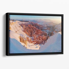 Inspiration Point Floating Framed Canvas (Color: Black, size: 40" x 26" / 100cm x 65cm (approx))
