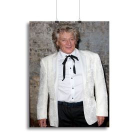 Rod Stewart in 2023 Canvas Print or Poster (Type: Standard Framed Canvas Print, size: 32" x 24" / 80cm x 60cm approx)
