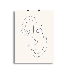 Carl Rogers Canvas Print or Poster (Type: Standard Framed Canvas Print, size: 24" x 16" / 60cm x 40cm approx)