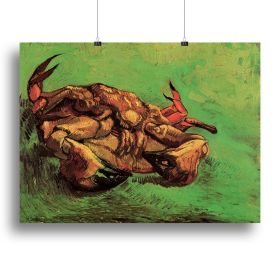 Crab on Its Back by Van Gogh Canvas Print or Poster (Type: Standard Framed Canvas Print, size: 40" x 26" / 100cm x 65cm (approx))