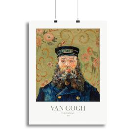The Postman Titled Canvas Print or Poster (Type: Standard Framed Canvas Print, size: 28" x 20" / 70cm x 50cm approx)