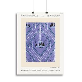 Samarkande 10 Canvas Print or Poster (Type: Standard Framed Canvas Print, size: 40" x 26" / 100cm x 65cm approx)