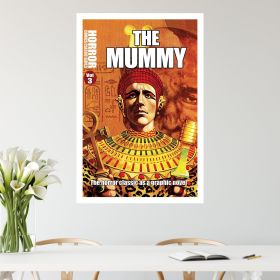 horror line the mummy cover poster wall art (Type: Poster, size: Portrait 12 x 18 inches)