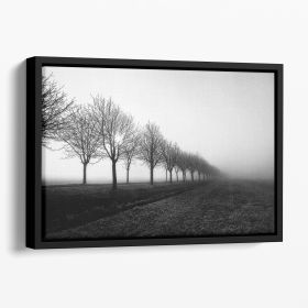 Losing Sight Floating Framed Canvas (Color: Black, size: 40" x 26" / 100cm x 65cm (approx))