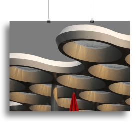 Golden Canopy Canvas Print or Poster (Type: Standard Framed Canvas Print, size: 16" x 12" / 42cm x 30cm (approx))