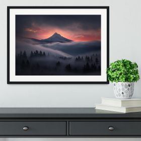 Through The Window Framed Print (Color: Black/No White Edging, size: 18" x 12" / 48cm x 30cm (approx))