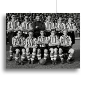 Sheffield United Football Club Team Photo 1947 Canvas Print or Poster (Type: Poster Print, size: 28" x 20" / 70cm x 50cm (approx))