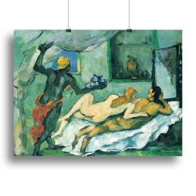 After lunch in Naples by Cezanne Canvas Print or Poster (Type: Poster Print, size: 16" x 12" / 42cm x 30cm (approx))