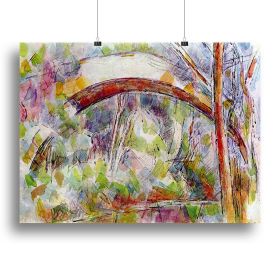 River at the Bridge of Three Sources by Cezanne Canvas Print or Poster (Type: Poster Print, size: 24" x 16" / 60cm x 40cm (approx))