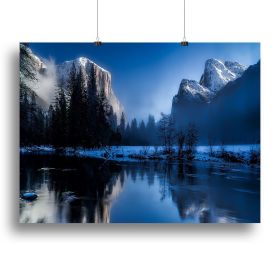 Yellowstone National Park Canvas Print or Poster (Type: Standard Framed Canvas Print, size: 24" x 16" / 60cm x 40cm (approx))