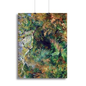 Landscape in southern France by Renoir Canvas Print or Poster (Type: Poster Print, size: 16" x 12" / 42cm x 30cm (approx))