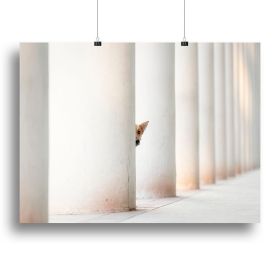Bella and the Pillars of the Earth Canvas Print or Poster (Type: Poster Print, size: 40" x 26" / 100cm x 65cm approx)